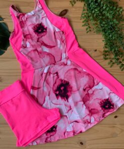 Vestido Stephani Floral - Acompanha Shortinho - Imagem 3