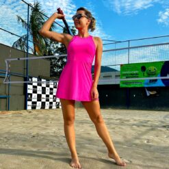 Vestido Stephani Pink - (Acompanha Shortinho)