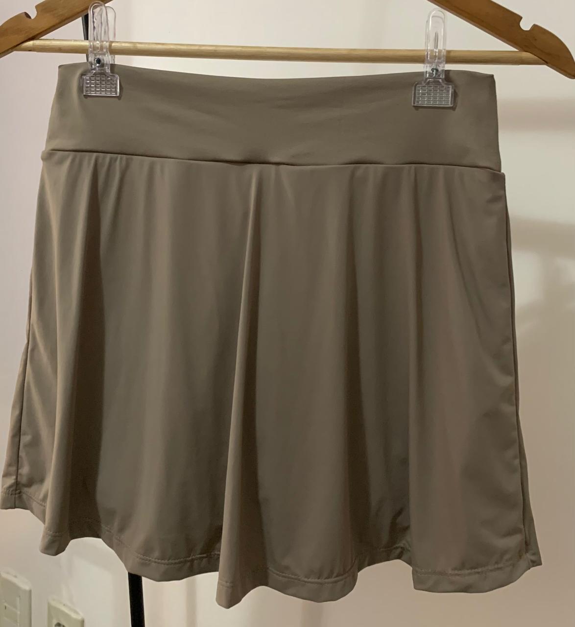 0989 Short Saia Básica - Avelã - Imagem 1